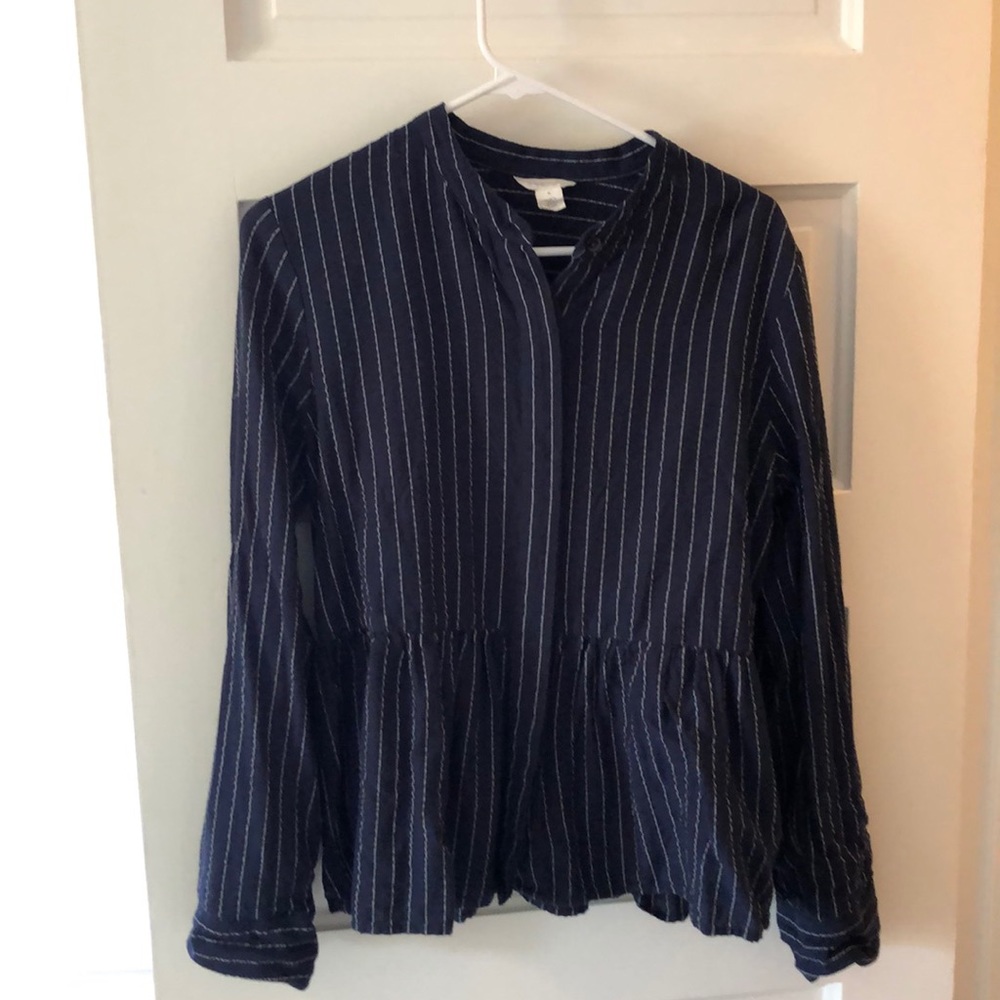 Cason striped pemblum button down.